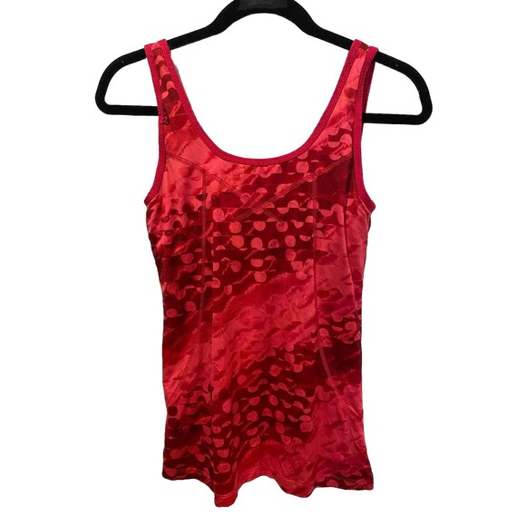 Lole Top Womens Small Red Athletic Athleisure Quick Dry UPF 50+ Workout Sport - Picture 1 of 6